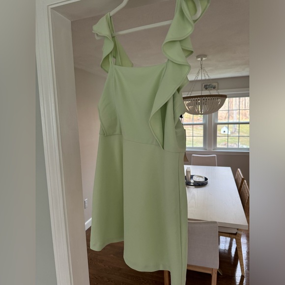 NWT-BCBGeneration, Mint, XL, Cocktail ruffle mini dress - Picture 4 of 7